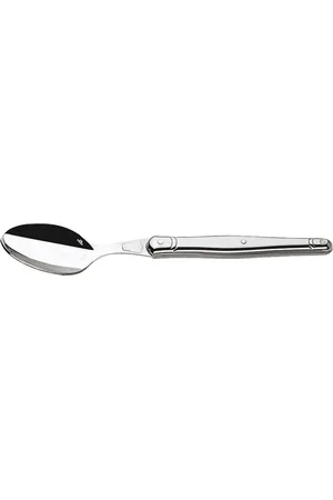 Jean Dubost Laguiole Ske M. Rustfrit Stål Håndtag Home Tableware Cutlery Spoons Table Spoons Silver