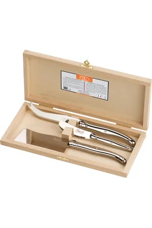 Jean Dubost Ostesæt Laguiole Home Tableware Cutlery Cheese Knives Silver