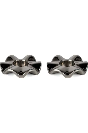 Sagaform Signe Candleholder 2-Pack Home Decoration Candlesticks & Lanterns Candlesticks Silver