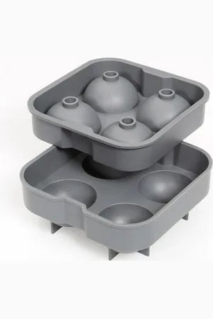 Cilio Iskugleform Quattro Home Tableware Dining & Table Accessories Ice Trays Grey