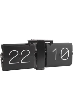 Karlsson Flip Clock No Case Home Decoration Watches Mantel & Table Clocks Black