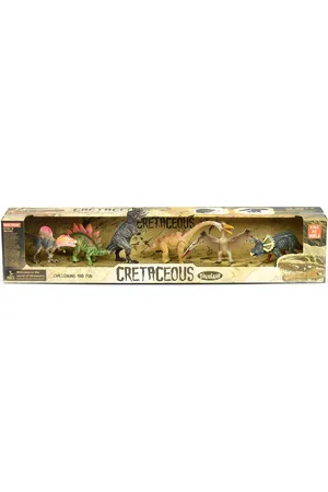 RobeToy Dinosaur Set 6Pcs Toys Playsets & Action Figures Animals Multi/patterned