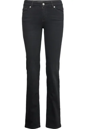 VERO MODA Vmdaf Mr Straight Jeans Do104 Noos Bottoms Jeans Straight-regular Black