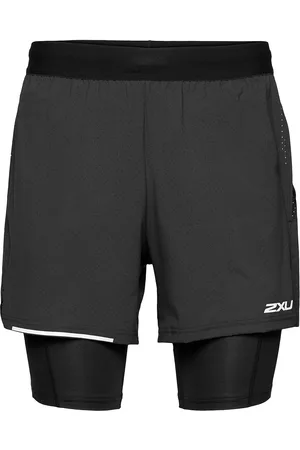 2XU Aero 2-In-1 5 Inch Shorts Sport Shorts Sport Shorts Black