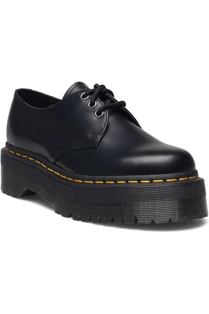 Dr. Martens 1461 Quad Polished Smooth Nauhakengät Matalapohjaiset Kengät Red