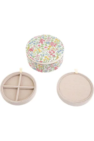 Bon Dep Jewelry Box Round Mw Accessories Jewellery Jewellery Boxes Multi/patterned