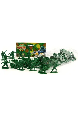 RobeToy Military Set 50Pcs Toys Playsets & Action Figures Action Figures Green