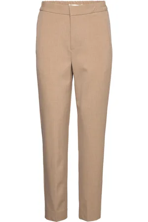 INWEAR Nakitaiw Flat Pant Bottoms Trousers Suitpants Beige