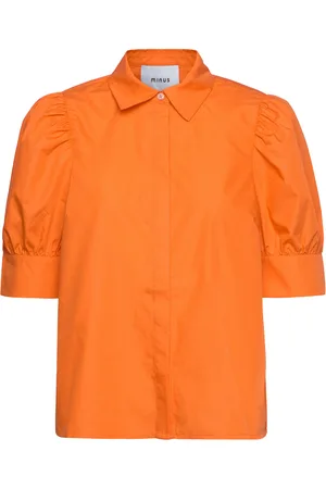 Minus Molia Skjorte Tops Shirts Short-sleeved Orange