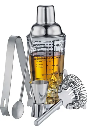 Cilio Barsæt Cosmopolitan Home Tableware Drink & Bar Accessories Shakers & Cocktail Utensils Silver