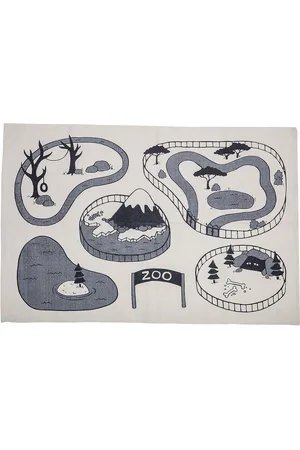 Bloomingville Rass Tæppe, Grå, Bomuld Home Kids Decor Rugs And Carpets Rectangular Rugs Grey