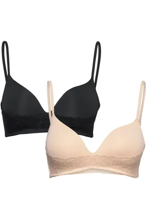 Dorina Fili/Lace-2Pp Light Padded Soft Bra Lingerie Bras & Tops Padded Bras Beige