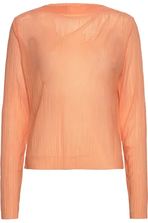 Gina Tricot Malin Top Tops T-shirts & Tops Long-sleeved Orange