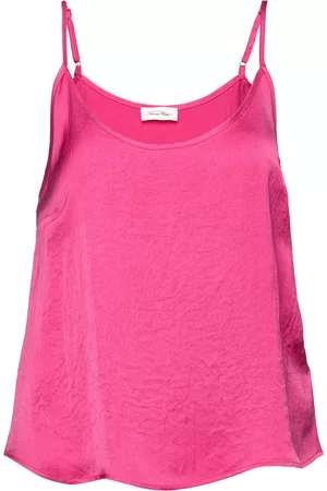 American Vintage Naiset Hihattomat - Widland T-shirts & Tops Sleeveless Vaaleanpunainen