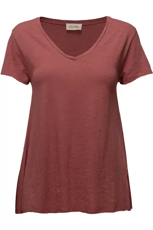American Vintage Naiset T-paidat - Jacksonville T-shirts & Tops Short-sleeved Vaaleanpunainen
