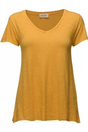 American Vintage Naiset T-paidat - Jacksonville T-shirts & Tops Short-sleeved Keltainen