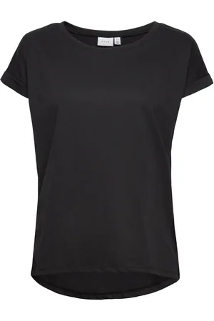 VILA Vidreamers New Pure T-Shirt-Noos Tops T-shirts & Tops Short-sleeved Black