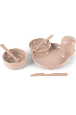 Dantoy Tiny Bio Dinner Giftset Home Meal Time Dinner Sets Pink