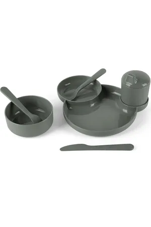 Dantoy Tiny Bio Dinner Giftset Home Meal Time Dinner Sets Grey