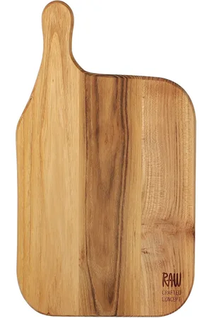 aida Raw Teak - Skærebræt 32X15X1,5 Cm 1 Stk Home Kitchen Kitchen Tools Cutting Boards Wooden Cutting Boards