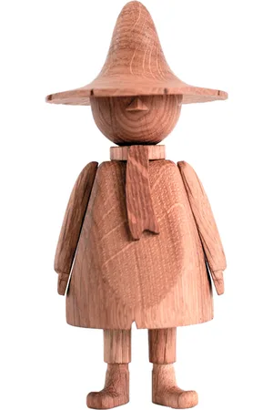 boyhood Moomin X Snufkin Oak Small Home Decoration Decorative Accessories-details Wooden Figures Brown