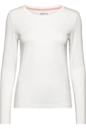 Numph Nukazumi Ls Blouse Tops T-shirts & Tops Long-sleeved White