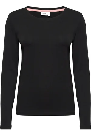 Numph Nukazumi Ls Blouse Tops T-shirts & Tops Long-sleeved Black