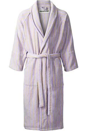 Bongusta Naram Bathrobe - Lilac & Neon Yellow Home Textiles Bathroom Textiles Robes Purple