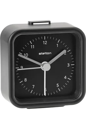 Stelton Okiru Alarm Clock Black Home Decoration Watches Alarm Clocks Black