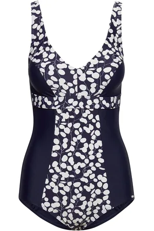 Abecita English Garden Kanters Swimsuit Uimapuku Uima-asut Blue