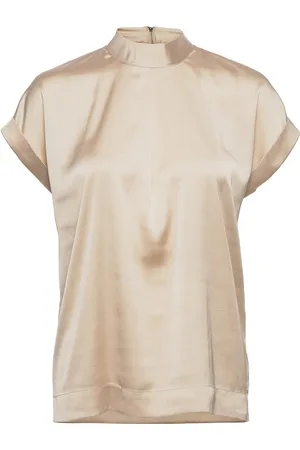 Dante 6 Opium Top Tops Blouses Short-sleeved Cream