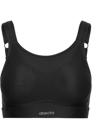 Abecita Victorios Sports Bra, Extreme Support Black Lingerie Bras & Tops Sports Bras - All Black