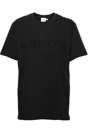 Munthe Pumpkin Tops T-shirts & Tops Short-sleeved Black