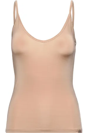 Munthe Dearest Tops T-shirts & Tops Sleeveless Beige