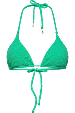 Seafolly Seadive Slide Tri Swimwear Bikinis Bikini Tops Triangle Bikinitops Green