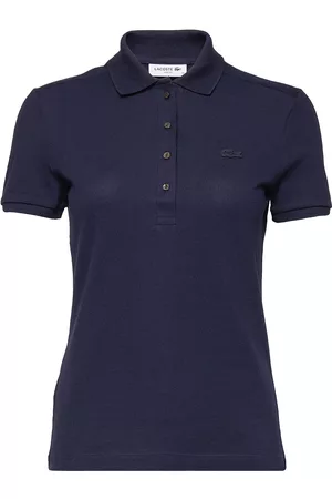Lacoste Naiset Pikee - Polos T-shirts & Tops Polos Sininen