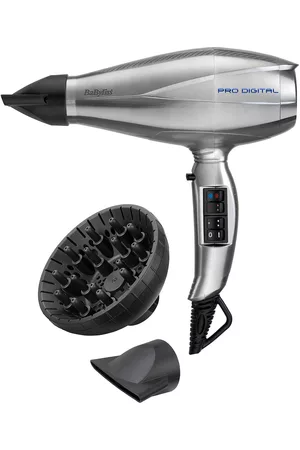 BaByliss Paris Digital Dryer 2200W Pro Fööni Hiustenkuivain Hopea