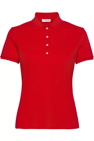 Lacoste Naiset Pikee - Polos T-shirts & Tops Polos Punainen