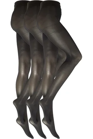 Decoy Recycled Tight 40Den 3Pk Lingerie Pantyhose & Leggings Black