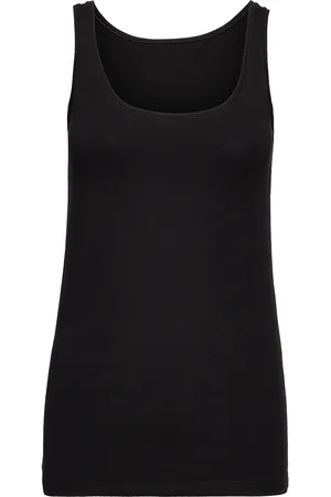 Femilet Basic Cotton Tank Top Tops T-shirts & Tops Sleeveless Black