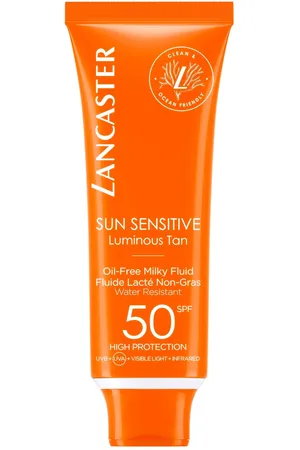 Lancaster Sun Sensitive Oil Free Milky Fluid Spf50 50 Ml Aurinkorasva Kasvot Nude
