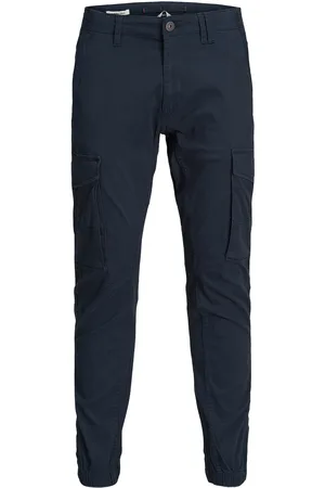 JACK & JONES Jpstpaul Flake Cargo Navy Blazer Noos Bottoms Trousers Cargo Pants Navy Jack & J S