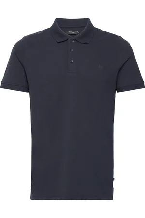 Matinique Mapoleo Melange Tops Polos Short-sleeved Blue
