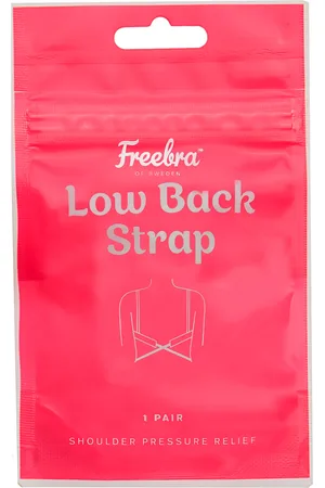 Freebra Lowback Strap Lingerie Bras & Tops Bra Accessories White