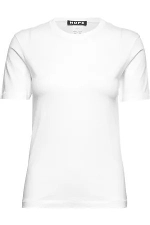 Hope Naiset T-paidat - Tiny Tee T-shirts & Tops Short-sleeved Valkoinen