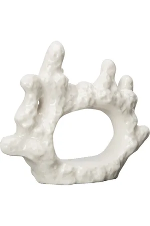 Babyono Napkin Ring Coral Home Tableware Dining & Table Accessories Napkin Rings & Holders White