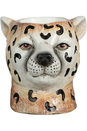 Babyono Decoration Cheetah Home Decoration Decorative Accessories-details Porcelain Figures & Sculptures Brown
