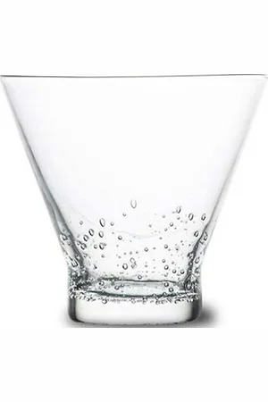 Babyono Water Glass Bubbles Home Tableware Glass Drinking Glass Nude
