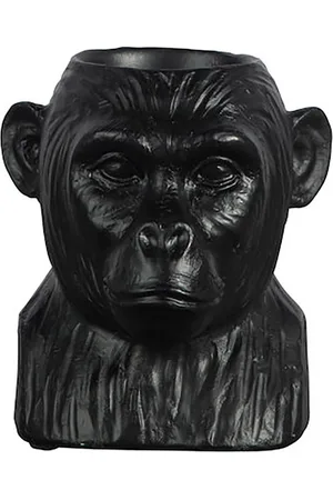 Babyono Decoration Gorilla Home Decoration Decorative Accessories-details Porcelain Figures & Sculptures Black