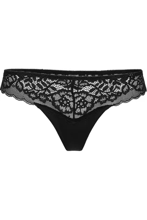 Lindex Brief Colin Thong Regular Stringit Alusvaatteet Black